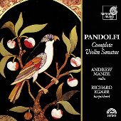 Album artwork for Pandolfi: Complete Violin Sonatas (Manze)