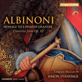 Album artwork for Albinoni: Concertos from Op. 10 (Standage)