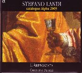 Album artwork for Stefano Landi - Catalogue Alpha 2005 / Pluhar, L'