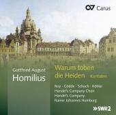 Album artwork for Homilius: Cantatas - Warum toben die Heiden