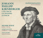 Album artwork for KIRNBERGER, Bach, Handel: FLUTE SONATAS