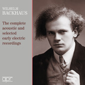 Album artwork for Wilhelm Backhaus