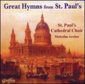 Album artwork for Great Hymns from St. Paul's / Malcolm Archer