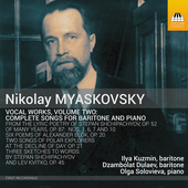 Album artwork for Myaskovsky: Vocal Works, Vol. 2