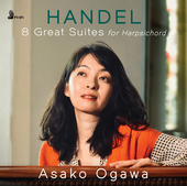Album artwork for Handel: 8 Great Suites for Harpsichord