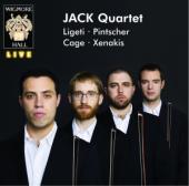 Album artwork for JACK Quartet: Ligeti, Pintscher, Cage & Xenakis