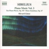 Album artwork for Sibelius: PIANO MUSIC, VOLUME 3