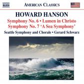 Album artwork for Hanson: Symphonies Nos. 6, 7, Lumen in Christo