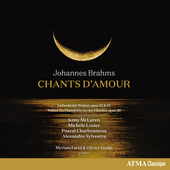 Album artwork for Brahms: Chants d'amour