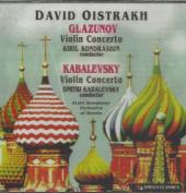 Album artwork for Oistrakh plays Glazunov & Kabalevsky Violin Concer