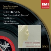 Album artwork for Beethoven: Piano Concertos 4 & 5 / Gilels, Ludwig