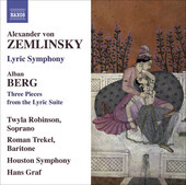 Album artwork for Zemlinsky: Lyric Symphony, Berg: Three Pieces