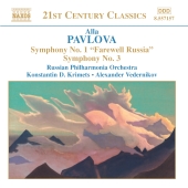 Album artwork for PAVLOVA: SYMPHONIES 1 & 3