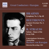 Album artwork for Karajan: Brahms, Beethoven, R. Strauss