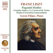 Album artwork for Liszt: Paganini Studies