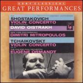 Album artwork for Shostakovich & Tchaikovsky Concertos / Oistrakh