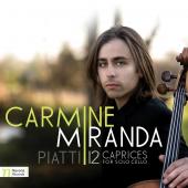 Album artwork for Piatti: 12 Caprices Solo Cello / Miranda