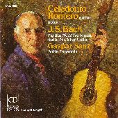 Album artwork for Celedonio Romero plays J.S. Bach