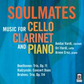 Album artwork for Soulmates: Music for Cello, Clarinet & Piano