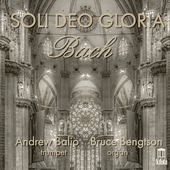 Album artwork for Bach: Soli deo Gloria