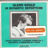 Album artwork for Glenn Gould in Romantic Repertoire