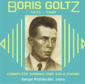 Album artwork for Boris Goltz: Complete Works for Piano