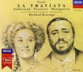 Album artwork for Verdi: La Traviata / Sutherland Pavarotti, Bonynge