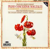 Album artwork for Mozart: Piano Concertos #22, 23 / Bilson, Gardiner