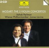 Album artwork for Mozart: 5 Violin Concertos, etc / Perlman, Levine