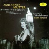 Album artwork for Brahms: VIOLIN CONCERTO / Mutter, Masur