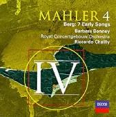 Album artwork for MAHLER SYMPHONY NO. 4, 7 EARLY SONGS / Chailly