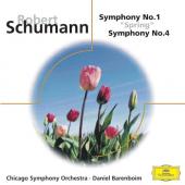Album artwork for Schumann: Symphonies 1 & 4 (Barenboim)