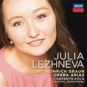 Album artwork for Graun: Opera Arias / Julia Lezhneva