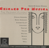 Album artwork for CHICAGO PRO MUSICA - THE MEDINAH SESSIONS
