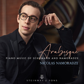 Album artwork for Arabesque: Piano Music of Schumann & Namoradze