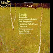 Album artwork for Bartók: Sonata for Violin / Osostowicz, Tomes