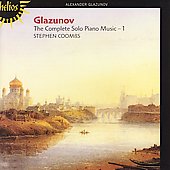 Album artwork for GLAZUNOV - COMPLETE PIANO MUSIC, VOL. 1