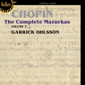 Album artwork for Chopin: The Complete Mazurkas Vol. 2 / Ohlsson