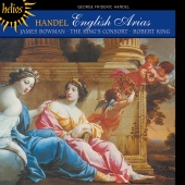 Album artwork for Handel: English Arias. Bowman/King's Consort/King