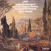 Album artwork for Liszt Piano Music, Vol 12 - Troisième Année de