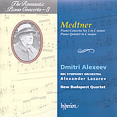 Album artwork for Romantic Piano Concerto Vol. 8: Medtner / Alexeev
