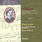 Album artwork for Romantic Paino Concerto Vol. 9: d'Albert / Lane