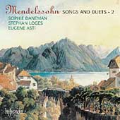 Album artwork for Mendelssohn: Songs and Duets - 2 (Daneman)