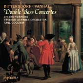 Album artwork for Dittersdorf, Vanhal: Double Bass Concertos Nwanoku