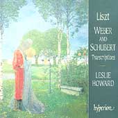 Album artwork for LISZT: WEBER & SCHUBERT TRANSCRIPTIONS