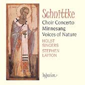 Album artwork for Schnittke: Choir Concerto, Minnesang / Layton