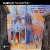 Album artwork for BACH PIANO TRANSCRIPTIONS, VOL. 3: FRIEDMAN / GRAI