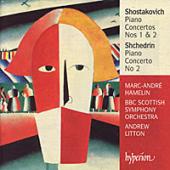 Album artwork for Shostakovich & Shchedrin Piano Concertos / Hamelin