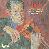Album artwork for Bloch: Violin Sonatas (Shaham/Erez)