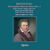 Album artwork for Beethoven: Complete Piano Trios 4 / Florestan Trio